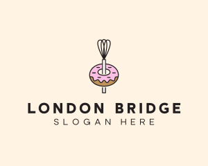 Donut Dessert Kitchenware logo design