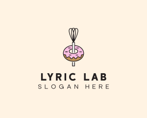 Donut Dessert Kitchenware logo design