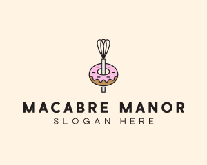 Donut Dessert Kitchenware logo design