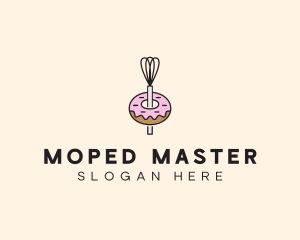 Donut Dessert Kitchenware logo design