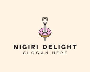 Donut Dessert Kitchenware logo design