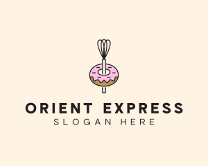 Donut Dessert Kitchenware logo design