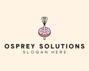 Donut Dessert Kitchenware logo design