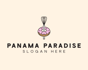 Donut Dessert Kitchenware logo design