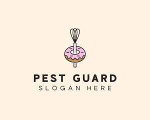 Donut Dessert Kitchenware logo design