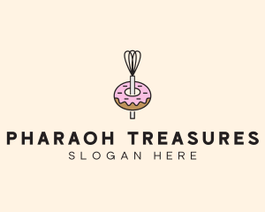 Donut Dessert Kitchenware logo design