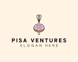 Donut Dessert Kitchenware logo design