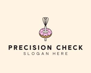 Donut Dessert Kitchenware logo design