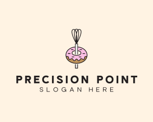 Donut Dessert Kitchenware logo design