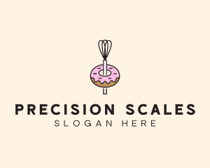 Donut Dessert Kitchenware logo design