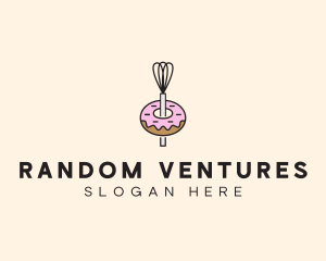 Donut Dessert Kitchenware logo design