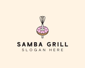 Donut Dessert Kitchenware logo design