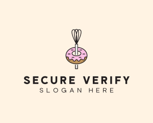 Donut Dessert Kitchenware logo design