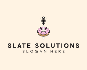 Donut Dessert Kitchenware logo design