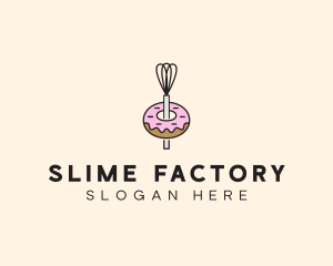 Donut Dessert Kitchenware logo design