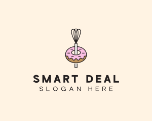 Donut Dessert Kitchenware logo design