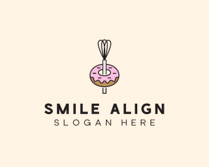 Donut Dessert Kitchenware logo design