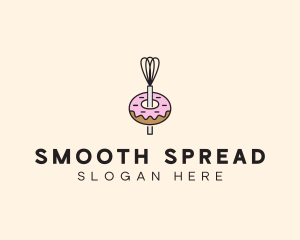 Donut Dessert Kitchenware logo design