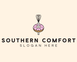 Donut Dessert Kitchenware logo design