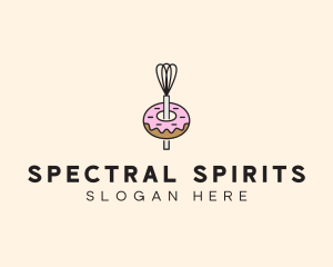 Donut Dessert Kitchenware logo design