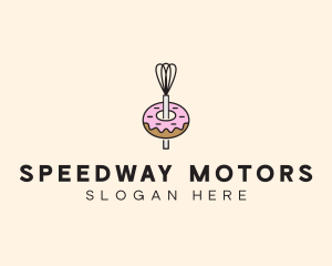 Donut Dessert Kitchenware logo design