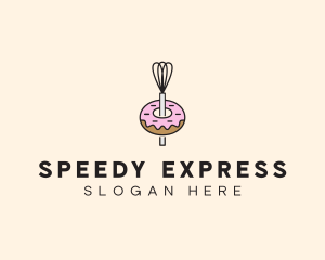 Donut Dessert Kitchenware logo design