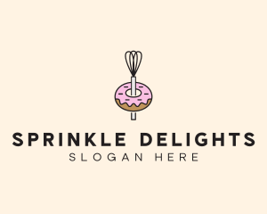 Donut Dessert Kitchenware logo design