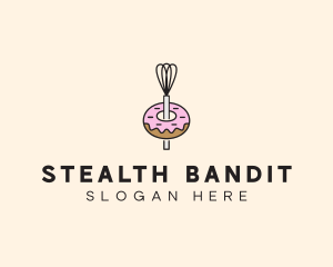 Donut Dessert Kitchenware logo design