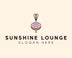 Donut Dessert Kitchenware logo design