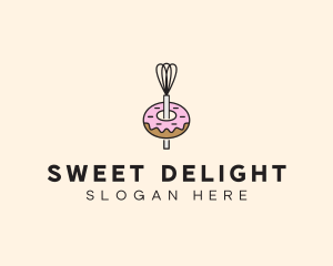 Donut Dessert Kitchenware logo design