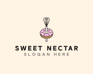 Donut Dessert Kitchenware logo design