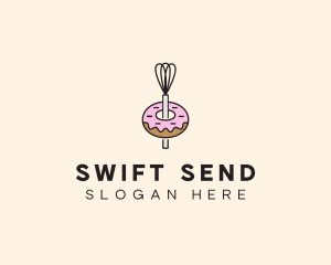 Donut Dessert Kitchenware logo design