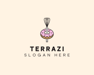 Donut Dessert Kitchenware logo design