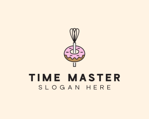 Donut Dessert Kitchenware logo design