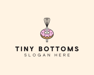 Donut Dessert Kitchenware logo design