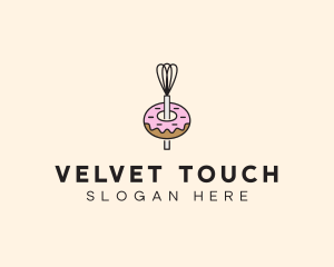 Donut Dessert Kitchenware logo design