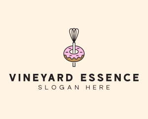 Donut Dessert Kitchenware logo design