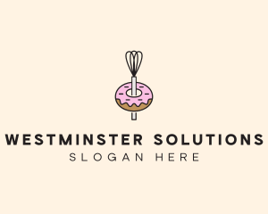 Donut Dessert Kitchenware logo design