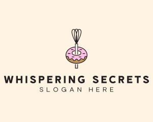 Donut Dessert Kitchenware logo design