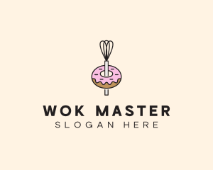 Donut Dessert Kitchenware logo design