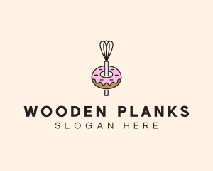 Donut Dessert Kitchenware logo design