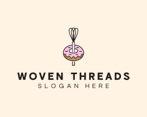 Donut Dessert Kitchenware logo design