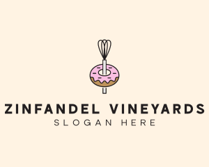 Donut Dessert Kitchenware logo design