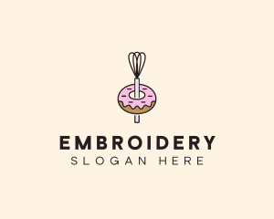 Donut Dessert Kitchenware logo design