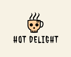 Skeleton Coffee Bar  logo design