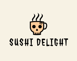 Skeleton Coffee Bar  logo design