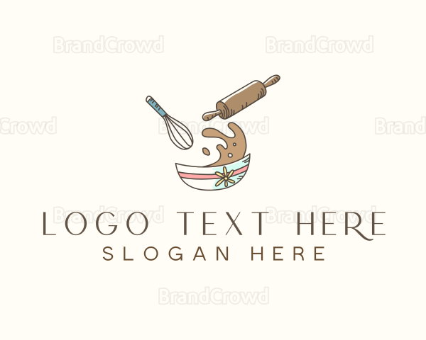 Dessert Cookie Baking Logo