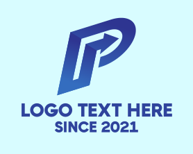 Enterprise - Letter P Forwarding Enterprise logo design
