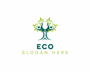 People Tree Eco logo design