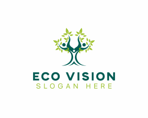 People Tree Eco logo design